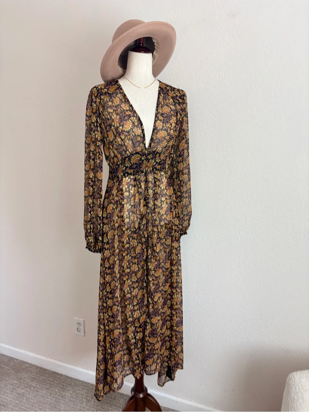 Free People Valerie Duster in Honeysuckle